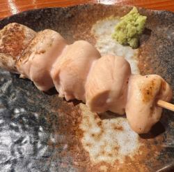 散养鸡柳配芥末、李子或紫苏