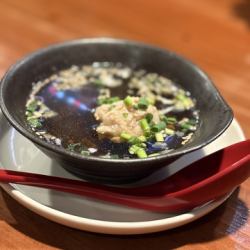 Chicken meatball soup