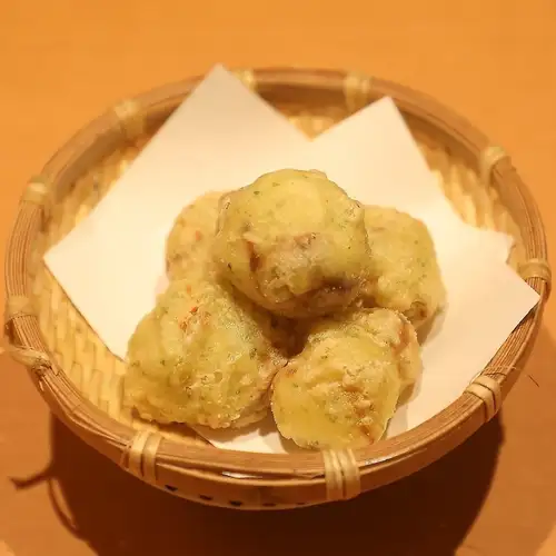 チーズ入りちくわの磯辺揚げ