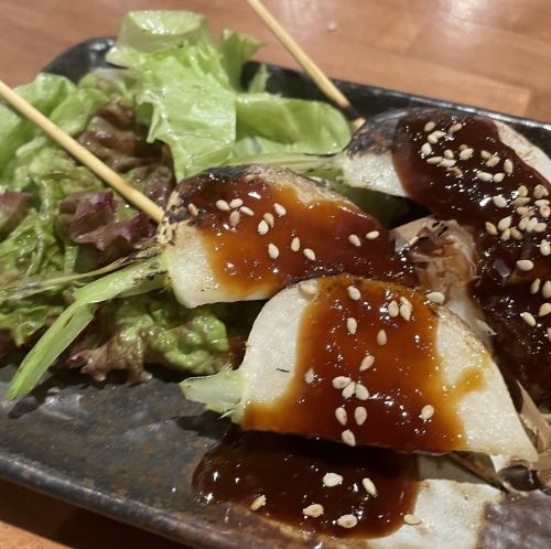 カブラの串焼き(田楽みそ)