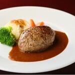 BRIOのハンバーグ 炭火焼き　デミグラスソース