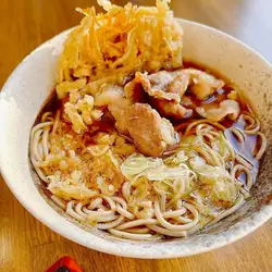 豚ごぼう天そば