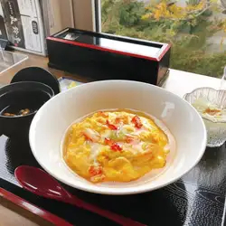 かに玉白だしあんかけ定食
