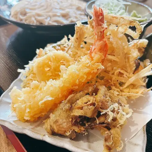 天ぷら盛り合わせ(海老一品+野菜等)