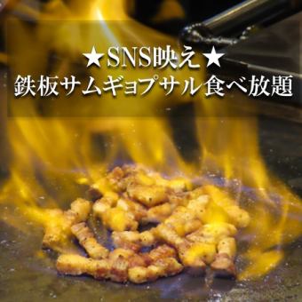 【90分食ベ放題】ランチ限定★サムギョプサル等含む約20種類以上食べ放題2090円