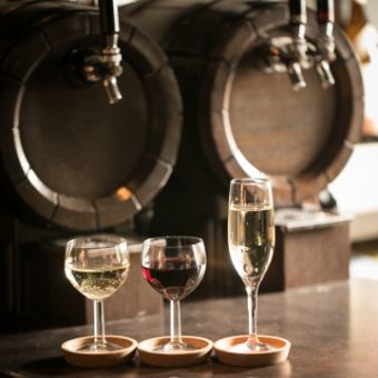 【当日OK】生ビールも可能！単品飲み放題60分！1400円(税込)