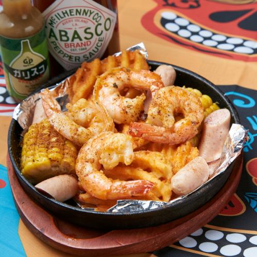 ガーリックシュリンプ鉄板焼