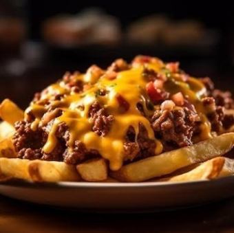 BBQプルドポークチーズフライ【S】