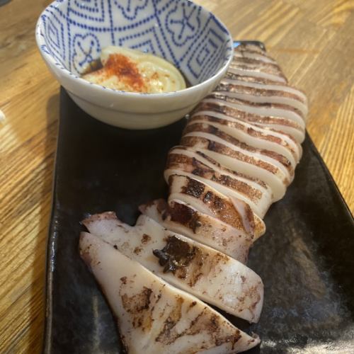 Roasted squid