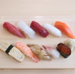 皐（さつき）：鮨 10貫+お椀