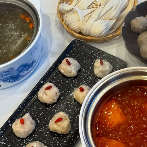 至福の牛肉火鍋を堪能♪