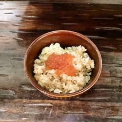 ホタテ炊き込みご飯