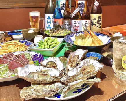 ピース大満足宴会に福島の地酒も飲み放題に入ったDXコース!