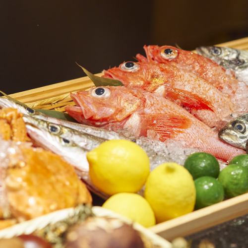 季節の魚介が堪能できる★