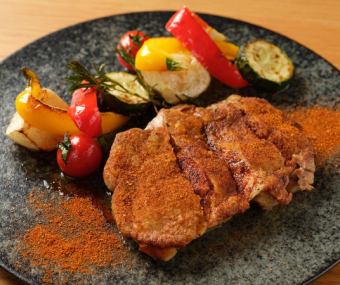 チキンのグリル オリジナルスパイス掛け