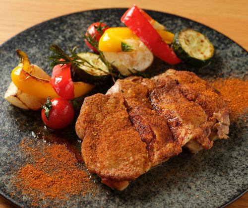 チキンのグリル オリジナルスパイス掛け