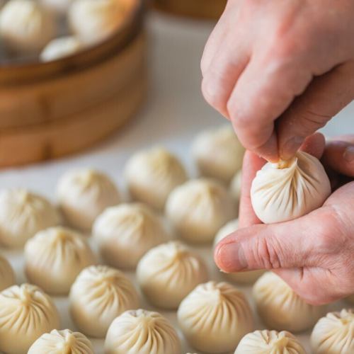 工匠製作的「特產」小籠包！