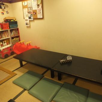The tatami room can be used as a kids space ◎