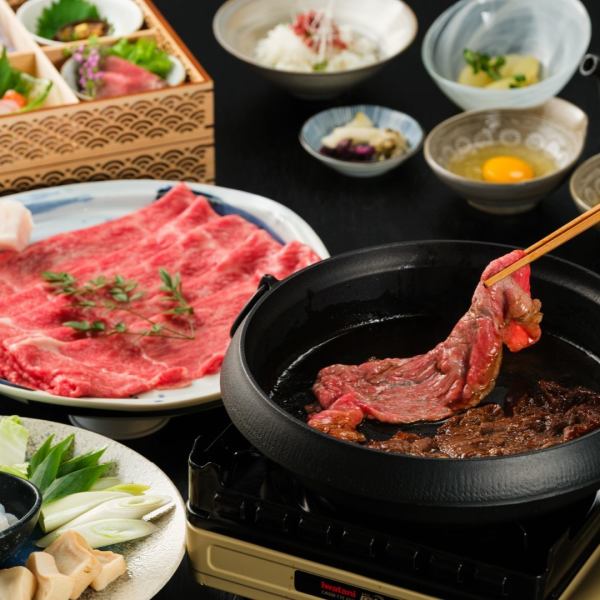 いづつ屋赤身すき焼きコース