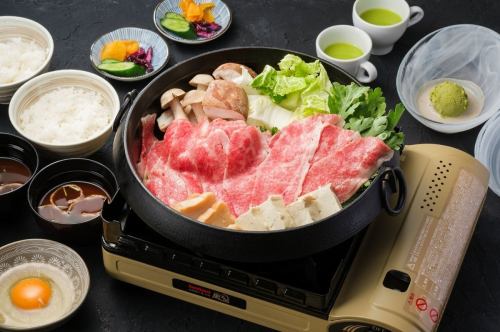 厳選黒毛和牛すき焼き　ランチ限定コース