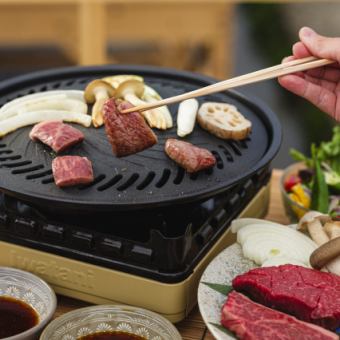 納涼床限定　焼肉 雅