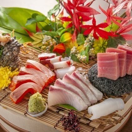 【魚享受套餐】180分鐘無限暢飲◆可以享用新鮮魚的超值套餐8道菜“限時”