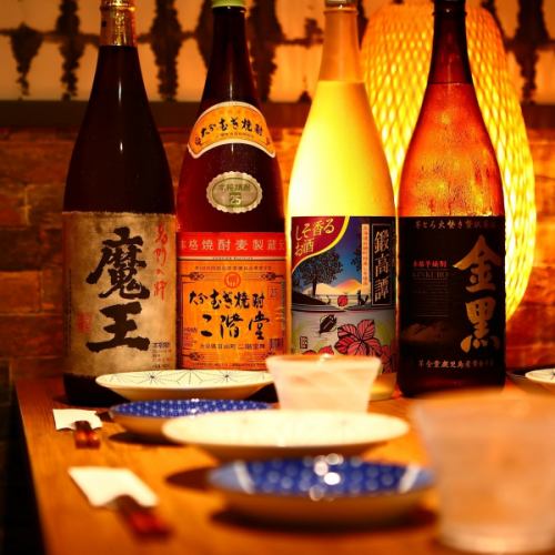 焼酎、日本酒、カクテル等100種以上の充実メニュー