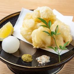 Tempura of small intestine