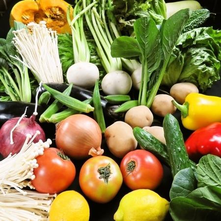 【鮮度抜群!】店主厳選の新鮮な野菜を使用しています!