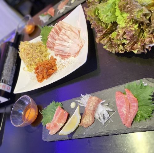 本日のおすすめ料理を堪能