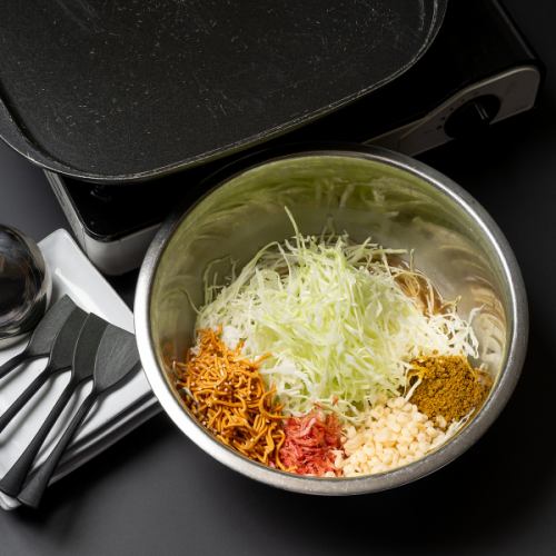 伊勢崎名物のもんじゃも！
