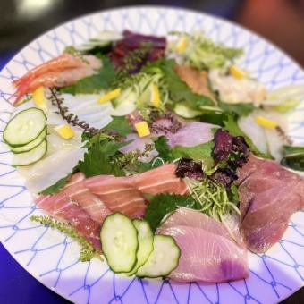 기간 한정 엄선 회와 해물 선술집 메뉴 코스