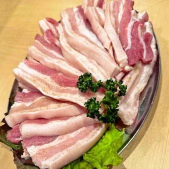 ガッツリ食べたい方におすすめ！【サムギョプサルコース】全4品2850円(税込)