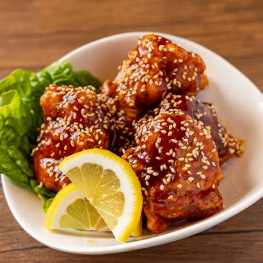【甘辛】カリッと食感がたまらないヤンニョムチキン！