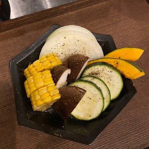 Grilled vegetable platter