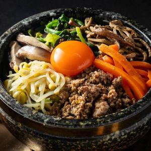 Bibimbap with fried egg