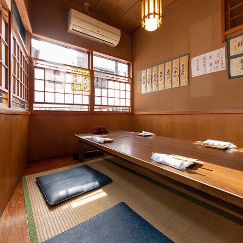 7名様迄OK！和みの和個室を完備