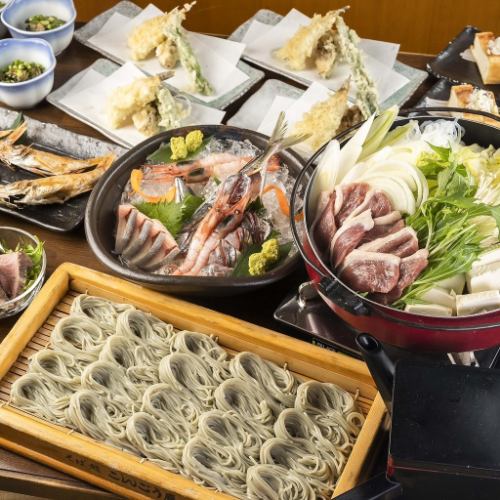 【新潟の恵み満載！】地酒9種＆鍋で楽しむ大満足宴会コース