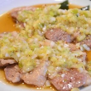 合鴨炙りネギダレかけ