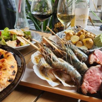 《肉好き大満足！》焼肉３種480gコース＋極上低温ローストポーク量り売り【7,500円（税込）】