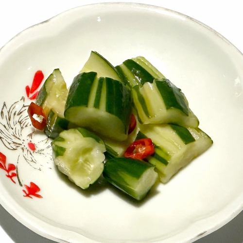 きゅうりの浅漬け/Light Pickled Cucumber
