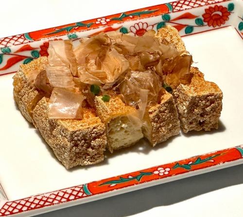 厚揚げ島豆腐/Deep Fried Okinawa Tofu