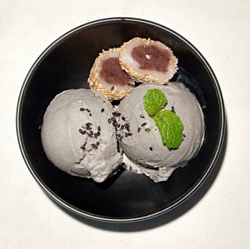 黒ゴマアイスクリーム