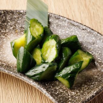Seared cucumber