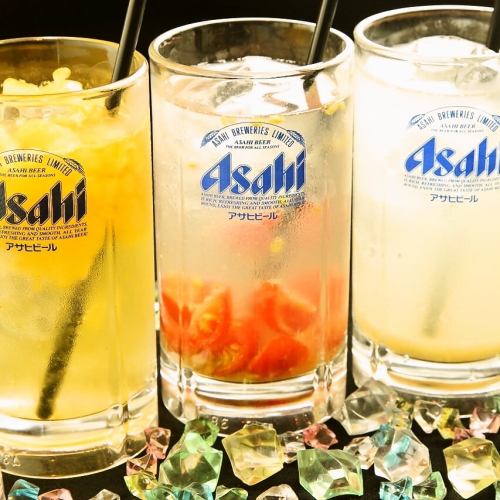 Single item all-you-can-drink 1650 yen ⇒ 30 minutes extension