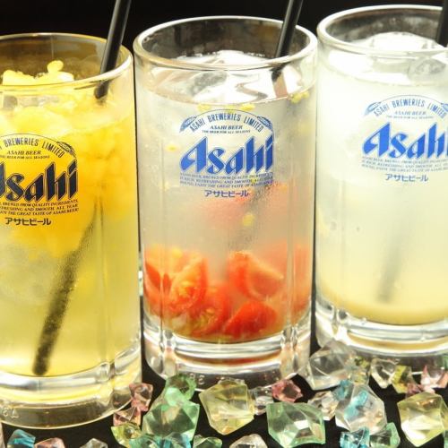 Single item all-you-can-drink 1650 yen ⇒ 30 minutes extension