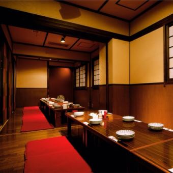 Two tatami rooms for 6 people can be connected to accommodate up to 12 people.
