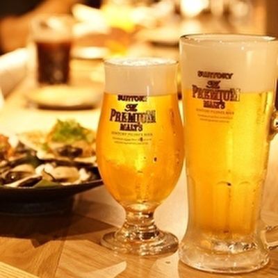 プレモルやハイボールも飲み放題「2時間飲み放題プラン」2200円