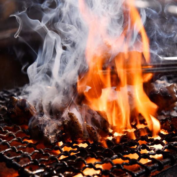 名物串焼きが当店の一押し料理!!ブランド地鶏を使う焼き鳥が魅力的♪