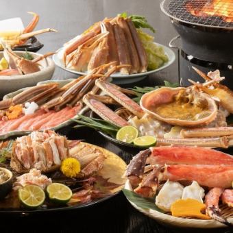 [Crab] “[Eating Comparison] King Crab, Hairy Crab, and Snow Crab Course” 9 dishes total 20,500 yen (22,550 yen including tax) | Enjoy crab